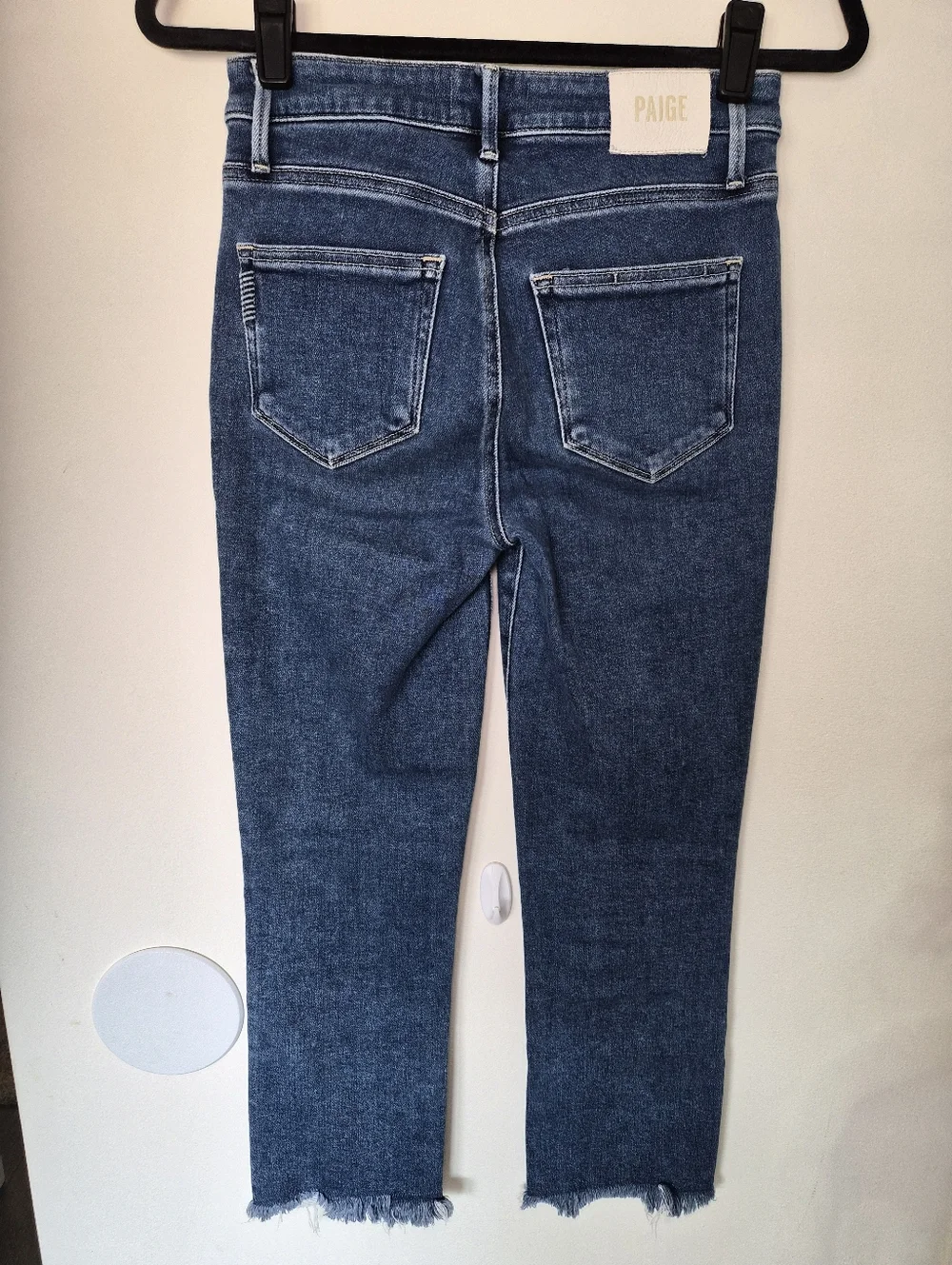EUC PAIGE Cindy Crop in Imperial Tuned Hem 25